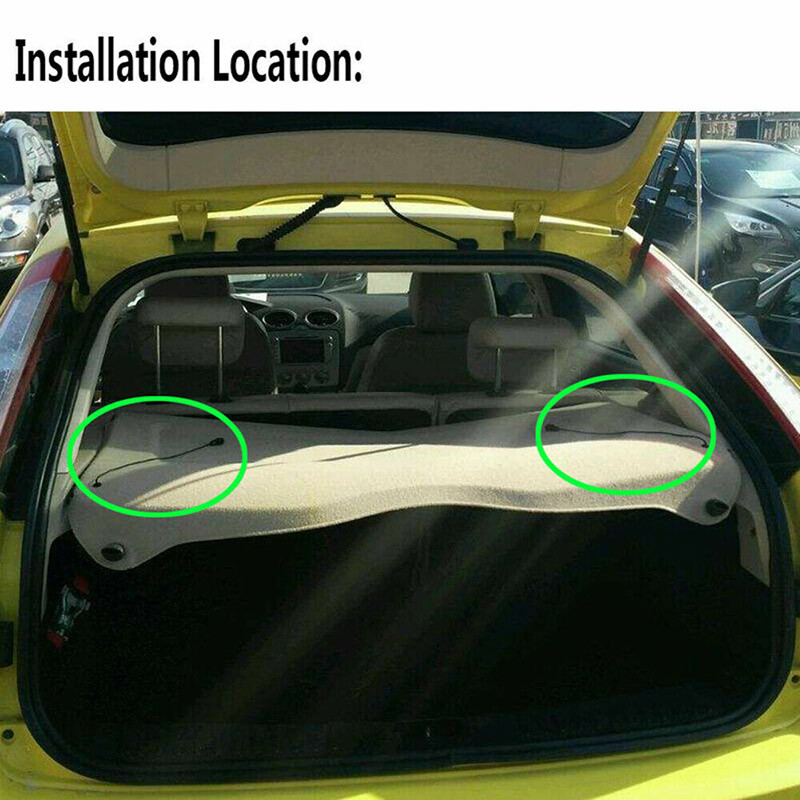 Retaining Strap Parcel Shelf Boot Cover For Ford Focus Hatchback MK2 C-Max MK1