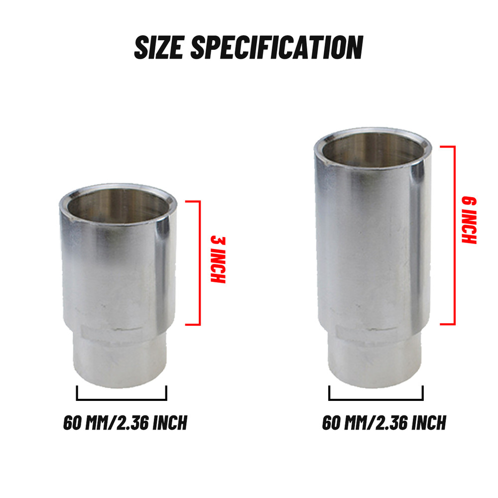 Motooltech 6Pcs Stack Truck Adapter Kit Replacement for Challenger Lift 3" 6"