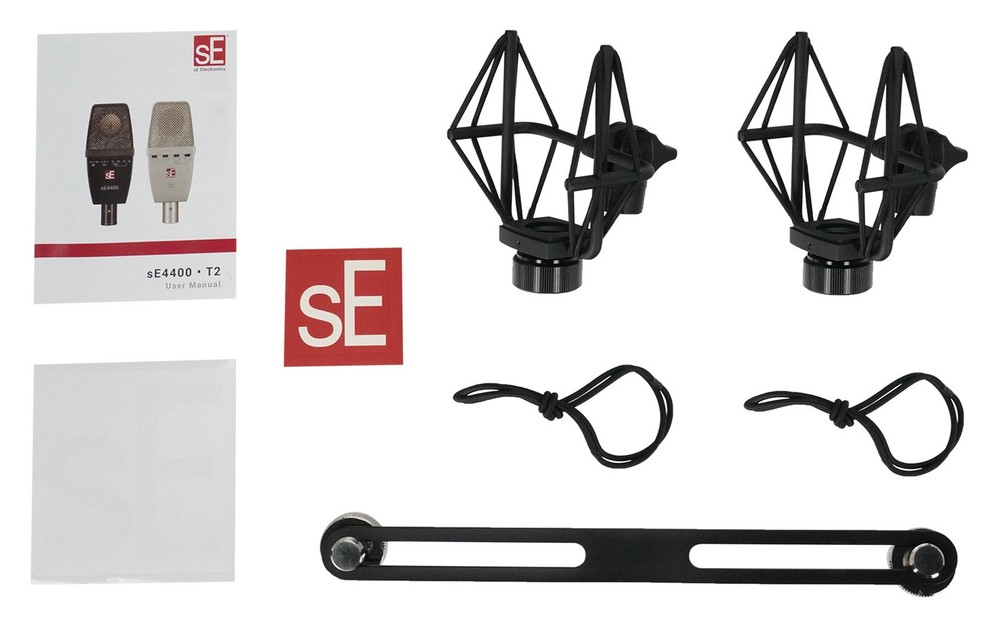 Pair Se Electronics sE4400 All Metal Condenser Microphones w/Switchable Patterns
