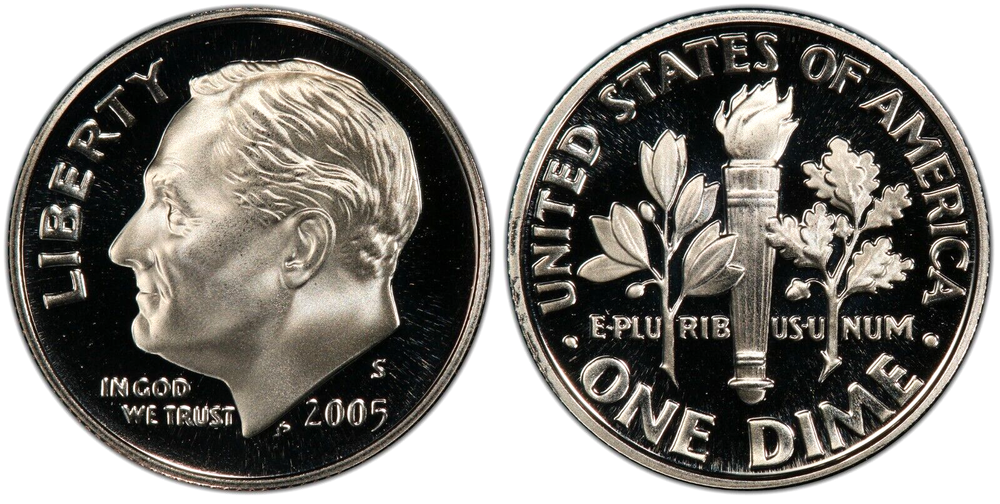2005 S ROOSEVELT DIME PROOF from PROOF Set