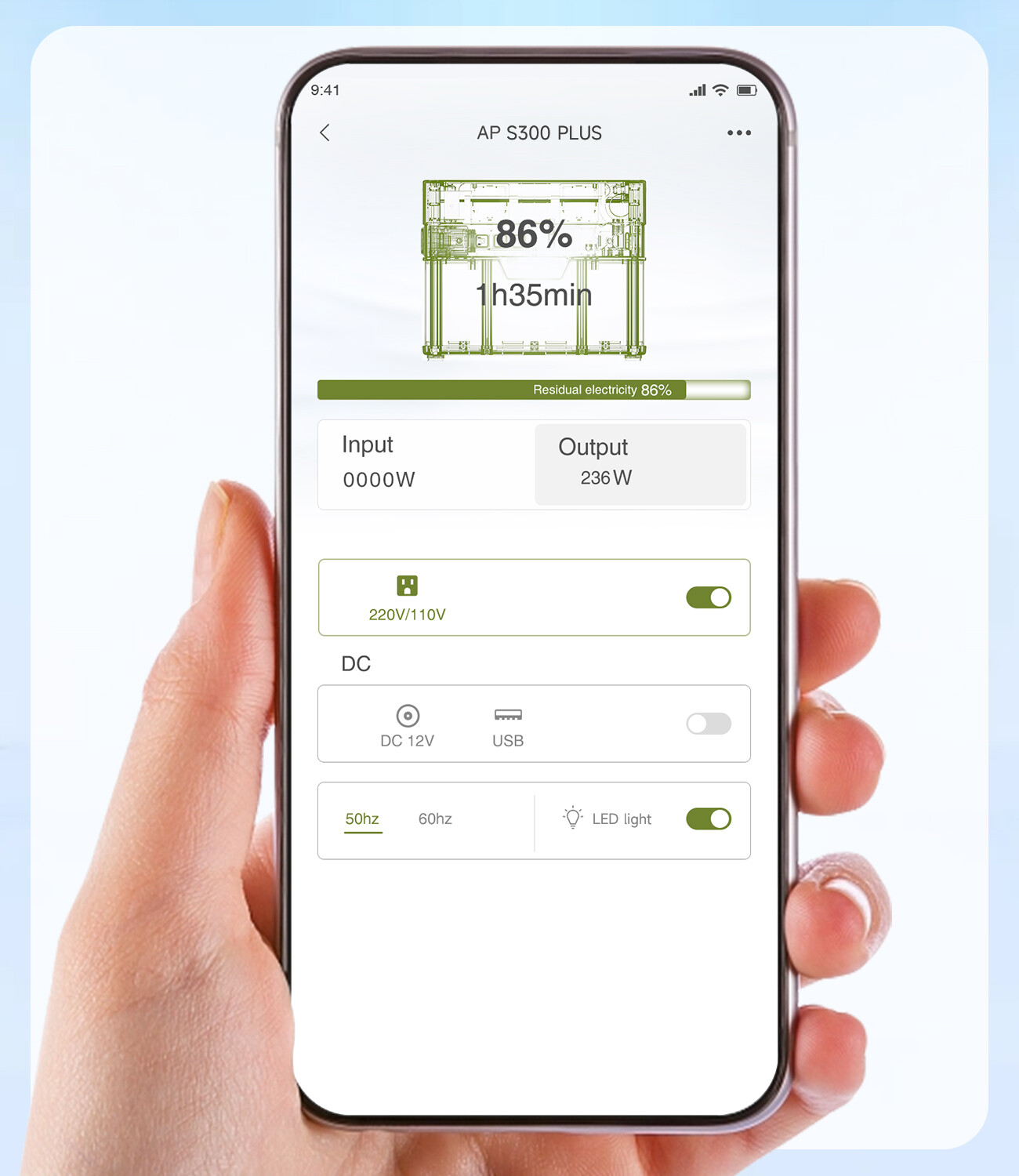 ALLPOWERS Portable Power Station 300W Solar Generator Backup Lithium Battery AC