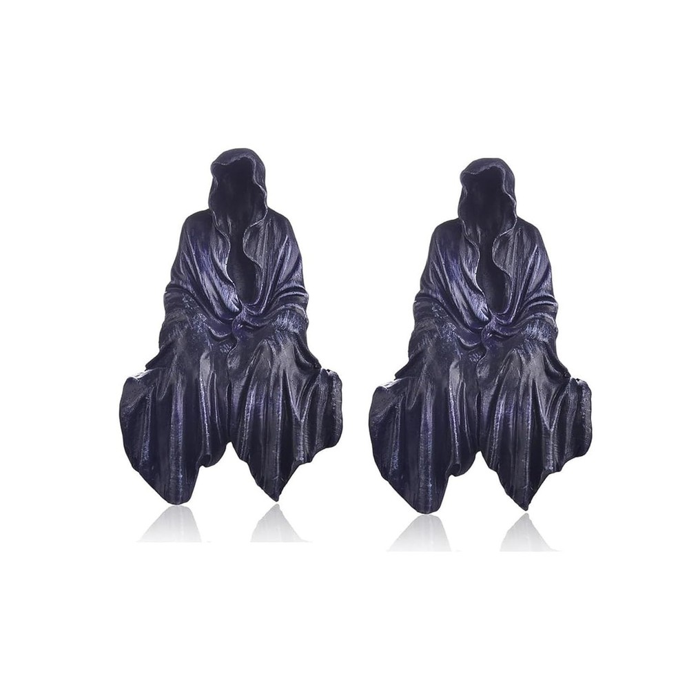 Grim Reaper Statue, Resin Gothic Throne Suriel Statue, Goth Acotar Bookshelf ...