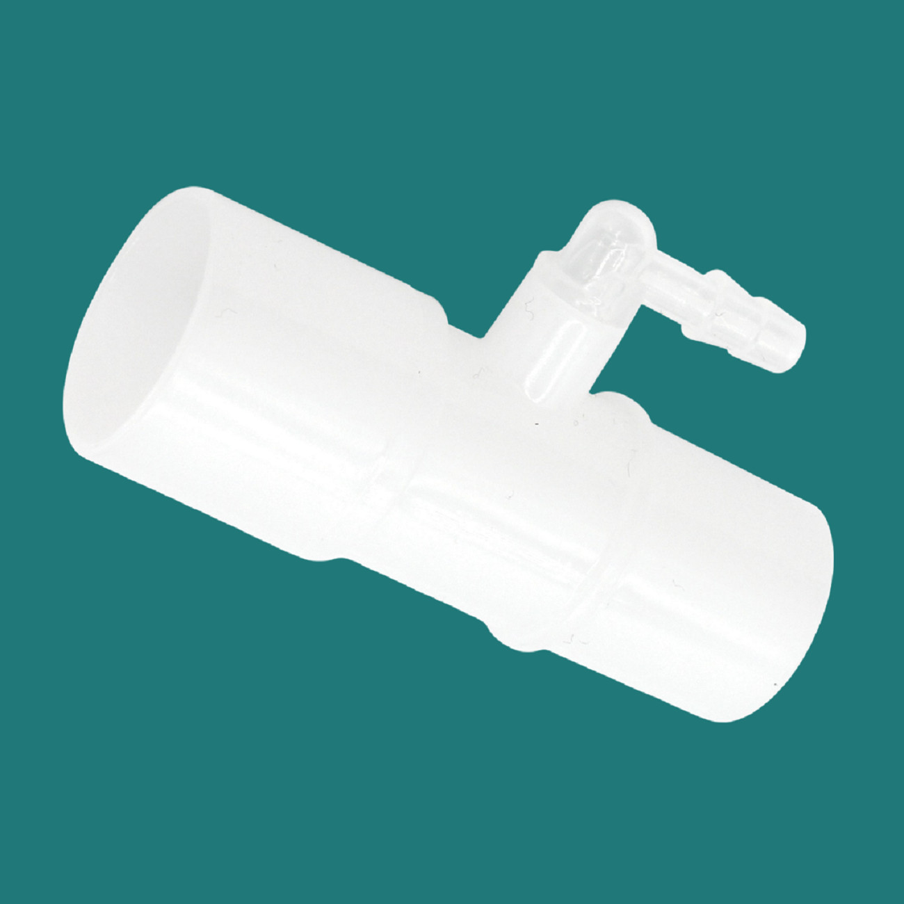 Oxygen Adapter Enrichment Port 22mm X 15mm with 6mm barbed Fits CPAP Tubing Hose