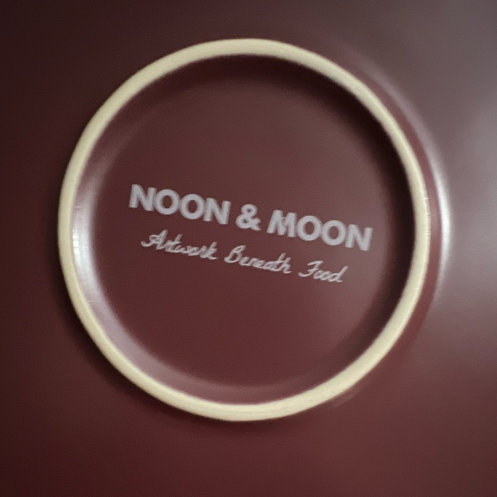 Noon & Moon Cherry Lacquer Ceramic Pie Dish 9" & Pie Server Dishwasher Safe Set