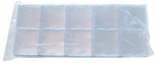 1.5 x 1.5 Frame A Coin UN Vinyl Flips + Inserts Double 2 Pockets Holders