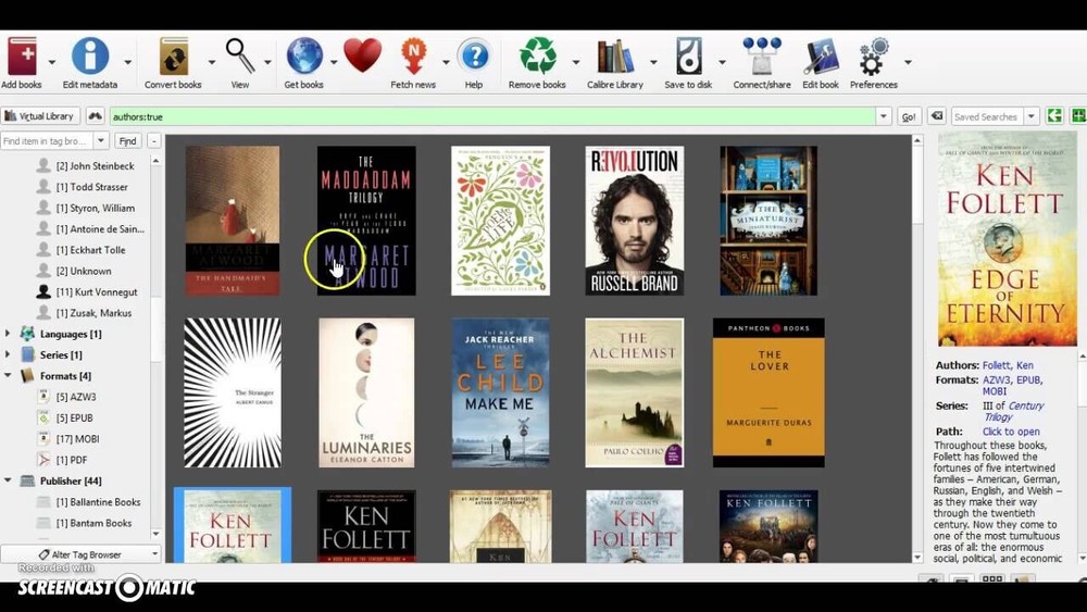 Calibre E-Book Manager & E-Reader Software for MAC - CD-ROM (PDF EPUB & More)