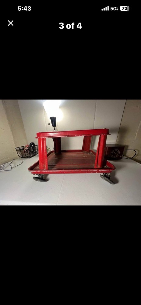 Vintage sitting Mechanics creeper