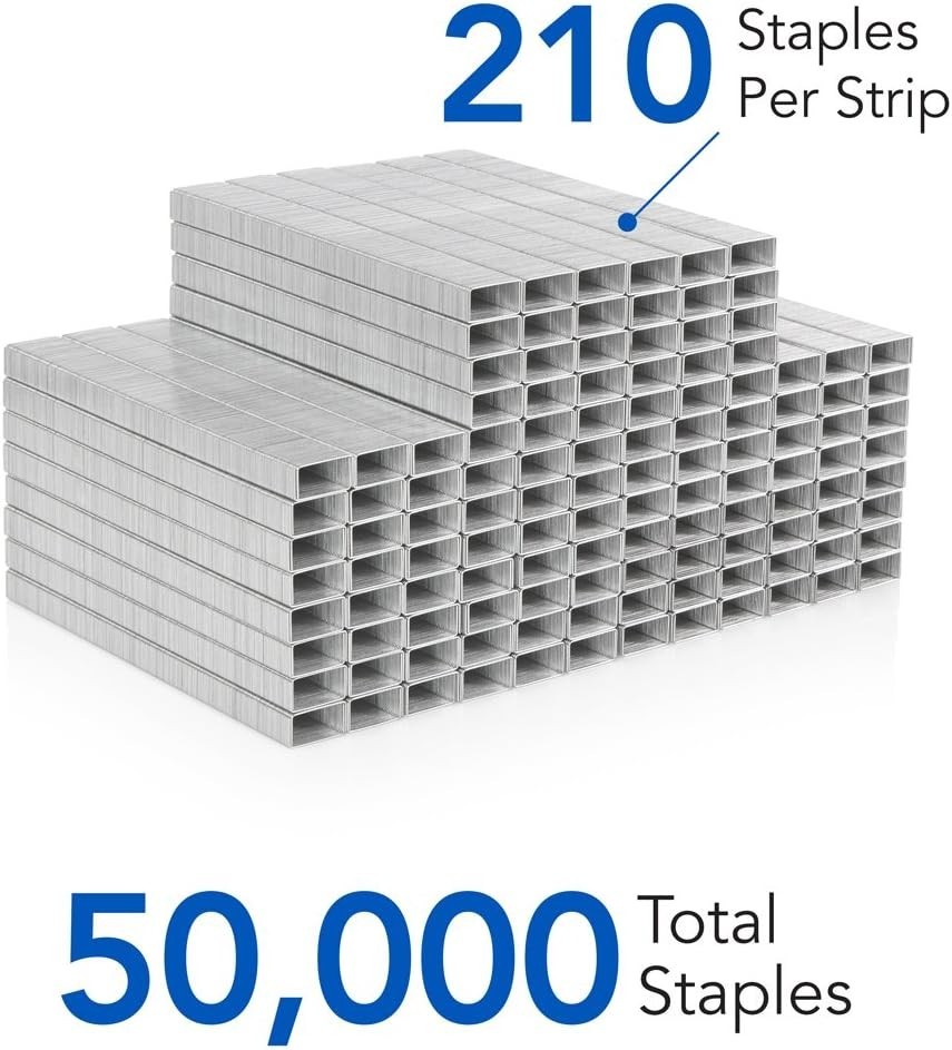 High-Performance Staples - 10 Box Pack - 50,000 Count