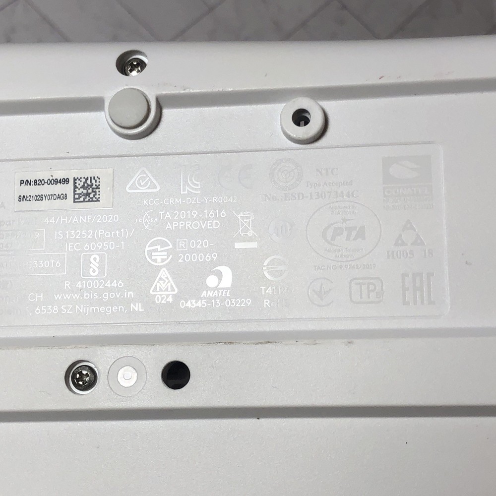 Logitech K295 Silent Touch Wireless Keyboard White w Receiver Dongle