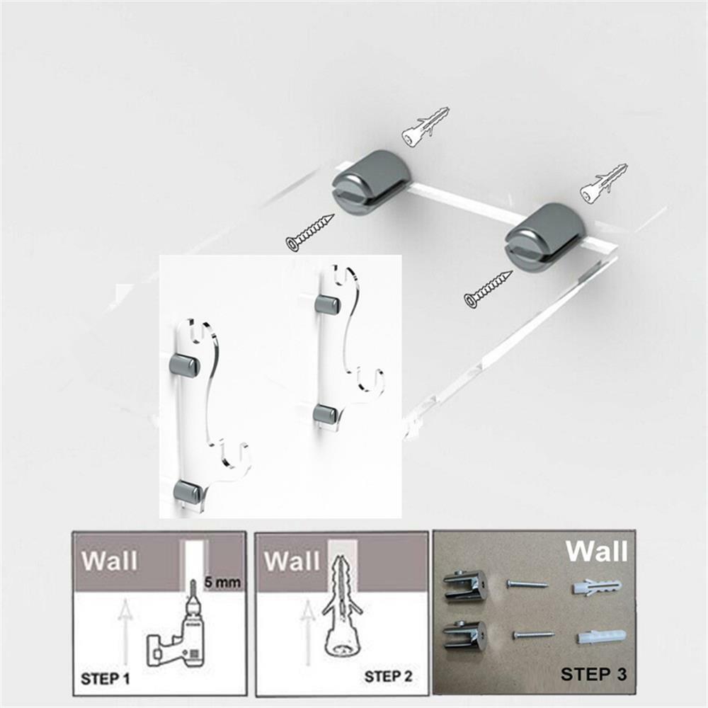 Wall Mount Solid Stand Samurai Display Supports Katana & L2G6