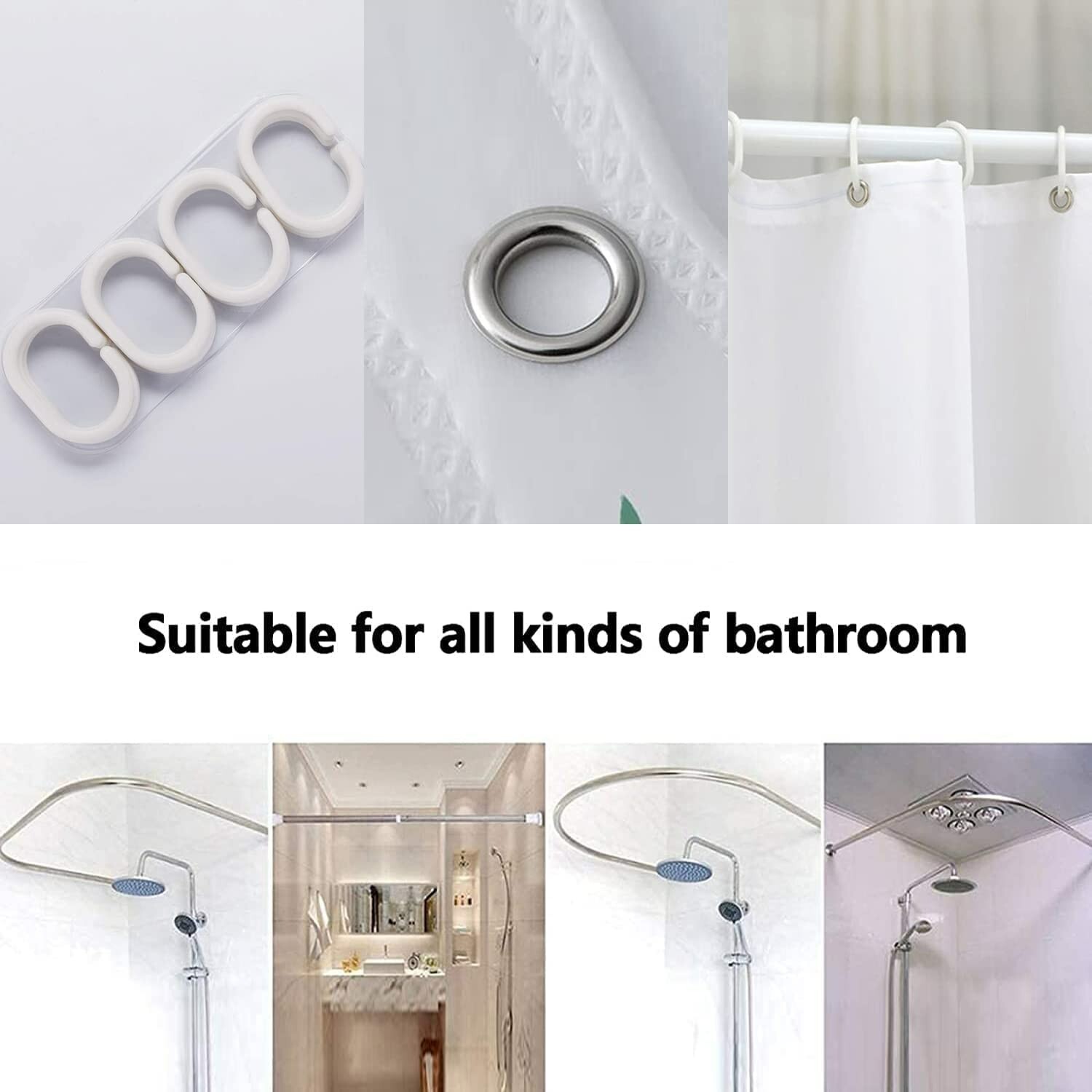 Mickey Mouse Bathroom 4 Pieces Set Shower Curtain Lid Cover and Bath Mat Rugs