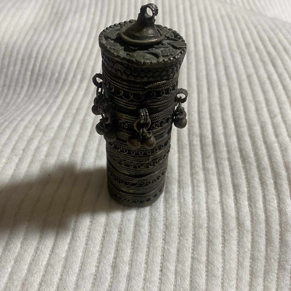 Antique handmade Silver Bottle