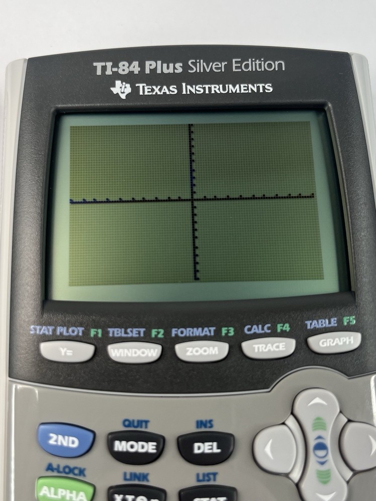 Texas Instruments TI-84 Plus Silver Edition Graphing Calculator & Cover TESTED