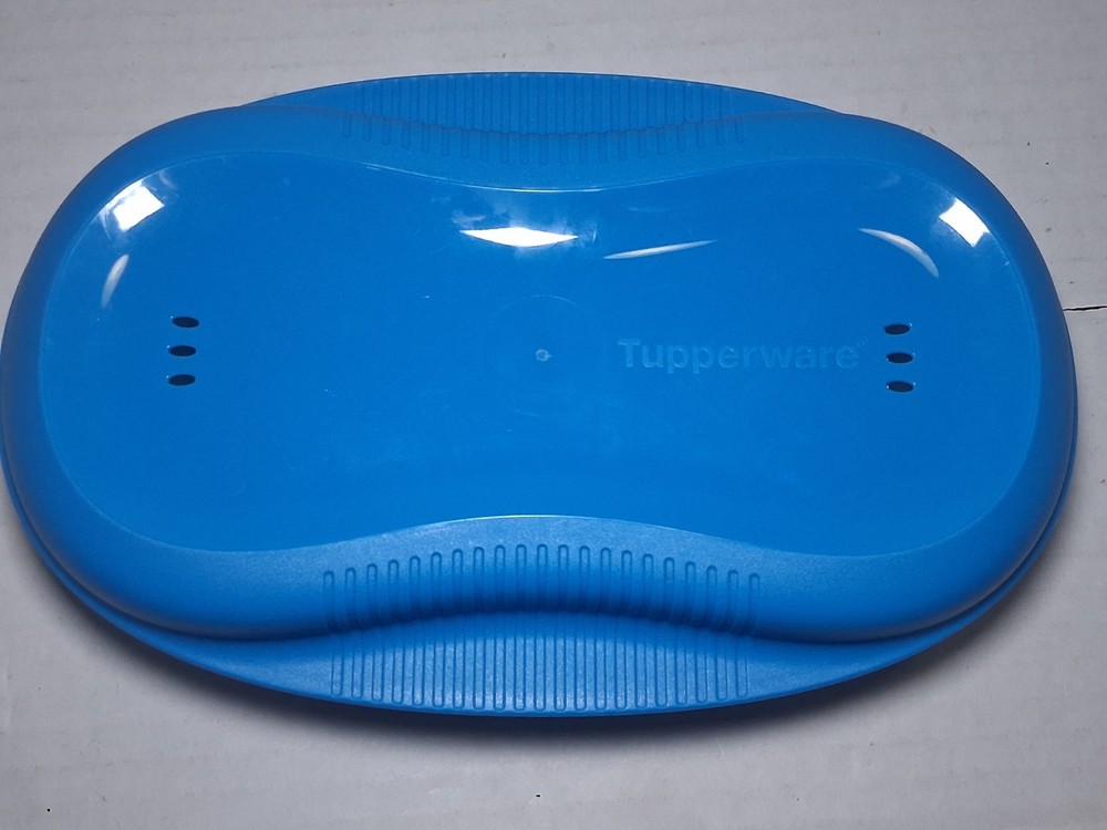 Tupperware Breakfast Maker Blue #7352a1 Microwaveable Omelette Egg Cooker