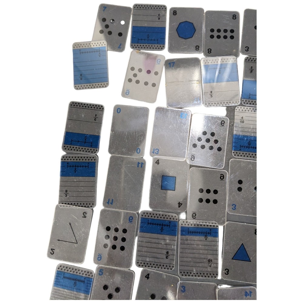 Overhead Math Manipulatives Dominoes Teaching Tiles