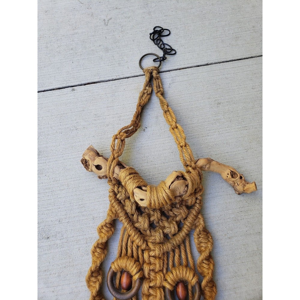 Vintage Macrame Owl