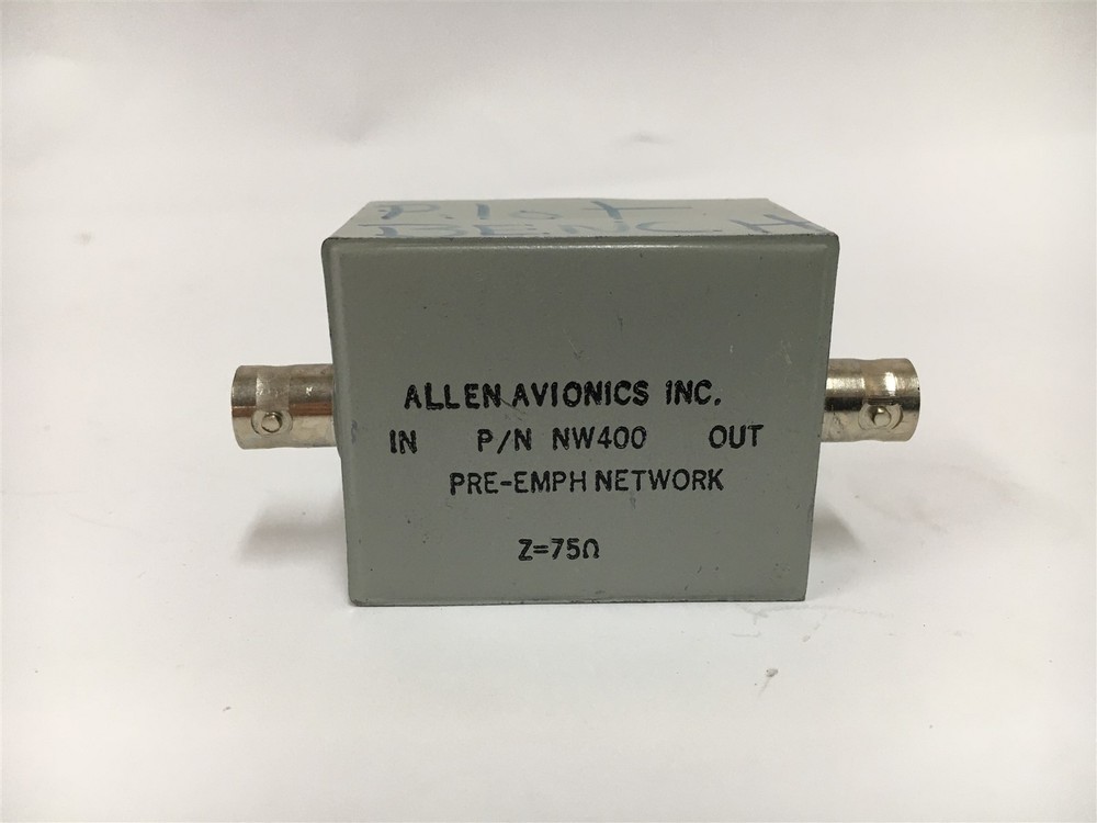 Allen Avionics NW400 PRE-EMPH Network 75 Ohm