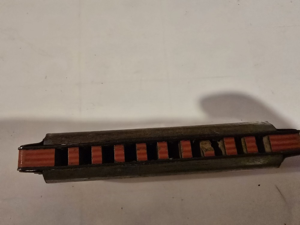 Vintage The Bandmaster Deluxe Gromatic And Violin King Harmonica