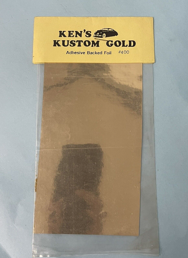 ken's kustom Gold #400 adhesive backed foil
