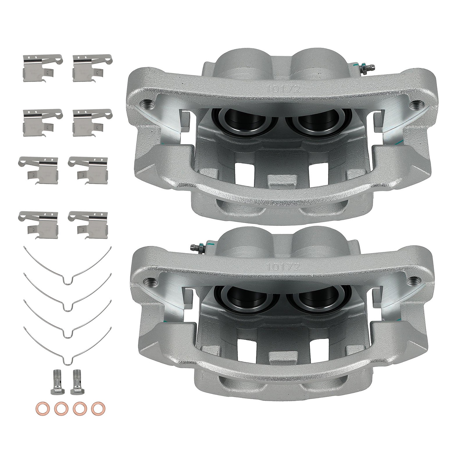 Front Disc Brake Caliper Set for Ford Excursion F-250 F-350 Super Duty 1999-2004