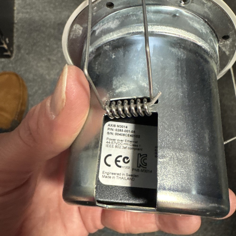 AXIS M3014 Fixed Dome Network Camera Used Tested & Working