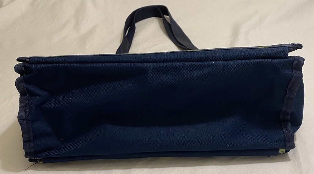 Thirty-One Get Creative Caddy Falling Feathers RETIRED EUC