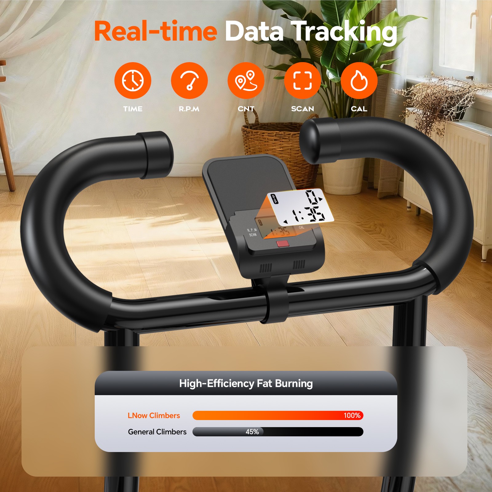 Vertical Climber Stair Stepper Machine For Home Gym Exercise Workout Machine New