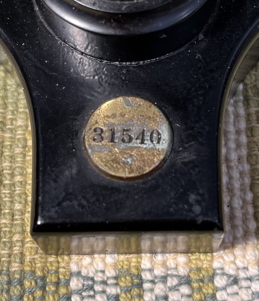 Vintage Graf Apsco Microscope with working Light c.1946