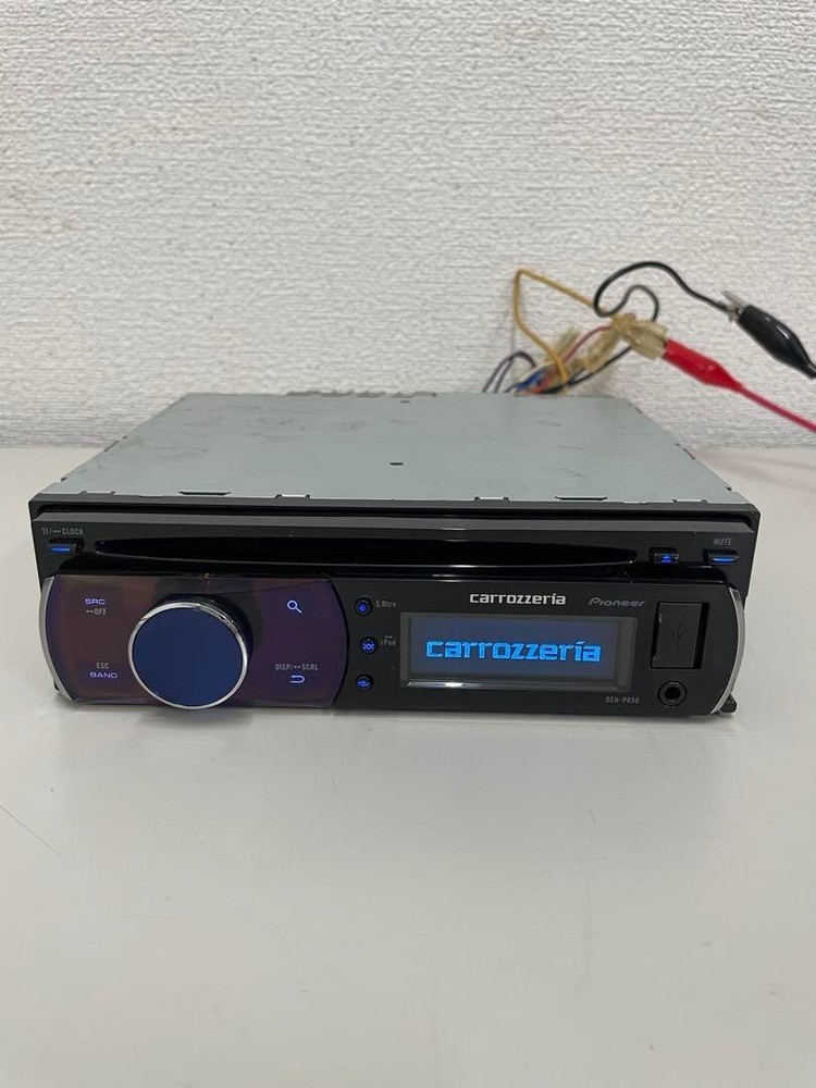PIONEER DEH-P650 CD PLAYER w/Remote Controller Operation Tested