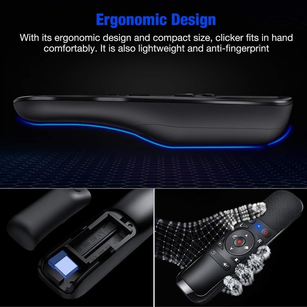 Power point Presentation Remote Wireless USB PPT Presenter Laser PointerClicker