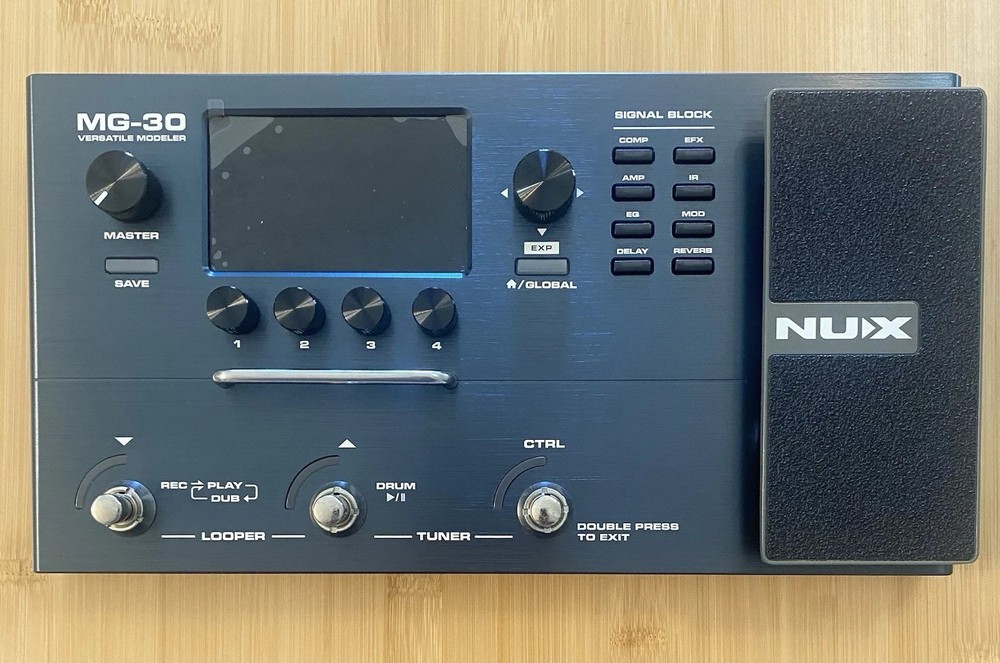 NUX MG-30 Modeling Guitar Processor Multi-Effects Pedal