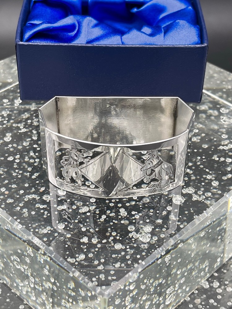 Sterling Silver Disney Mickey Mouse napkin ring.