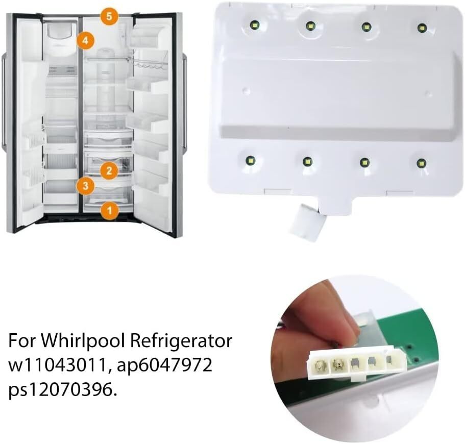 LED Module Light Part for Whirlpool Refrigerator WRX735SDHZ01