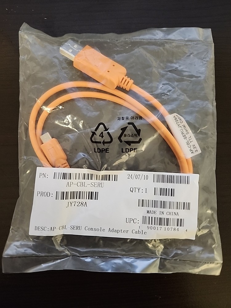 HPE Aruba AP Console Cable