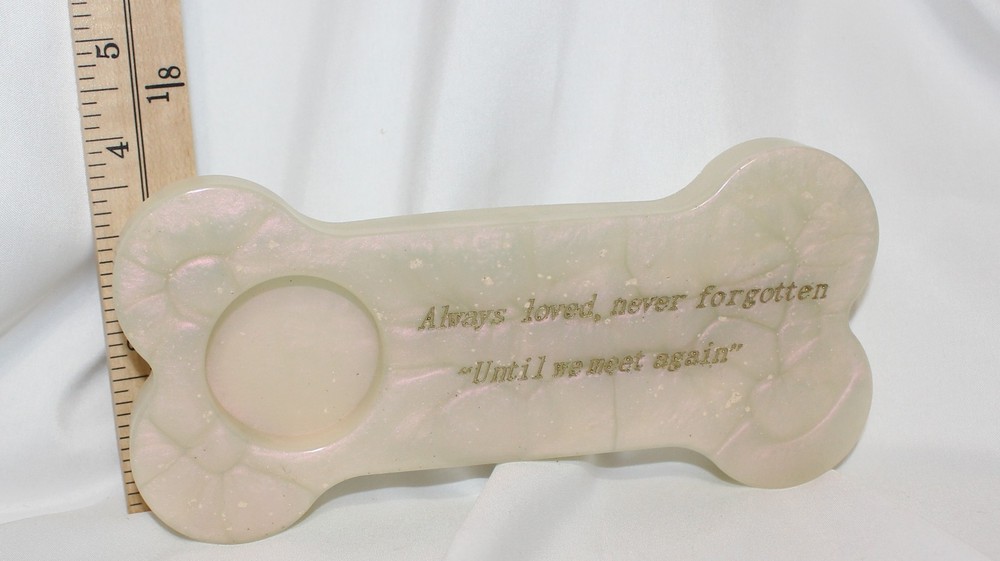 Handmade Epoxy Resin Bone Shape Pet Memorial