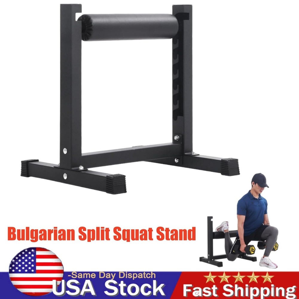 Bulgarian Split Squat Stand Single Leg Squat Roller Split Adjustable Heigh Train