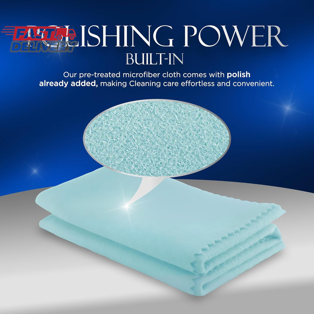 Blitz Silver Care Silver Polishing Cloth
