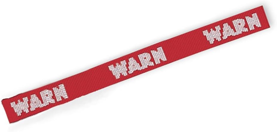 WARN 69645 Hook Strap , Red No Size,