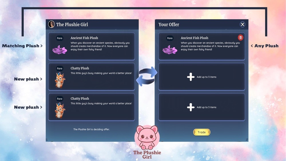 Claw Machine Plushie Set - Palia