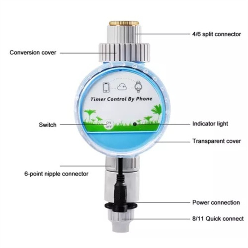 Automatic Water Timer App Remote WIFI Controller For Garden Watering Irrigation