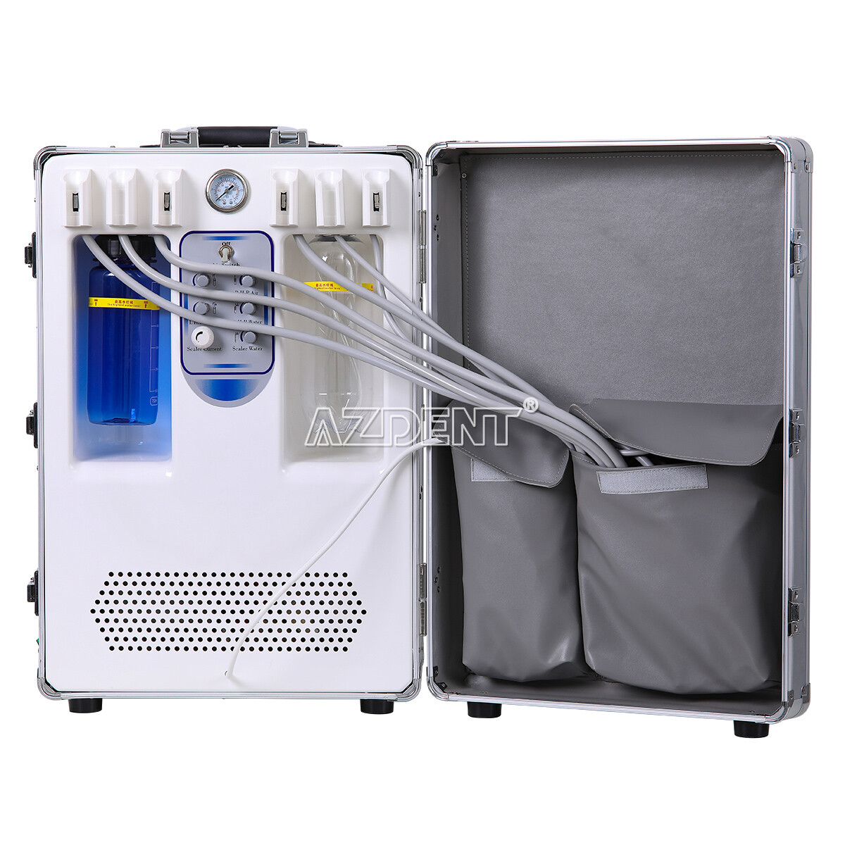 Portable Dental Delivery Unit Treatment Syringe Suction Turbine /Folding Chair