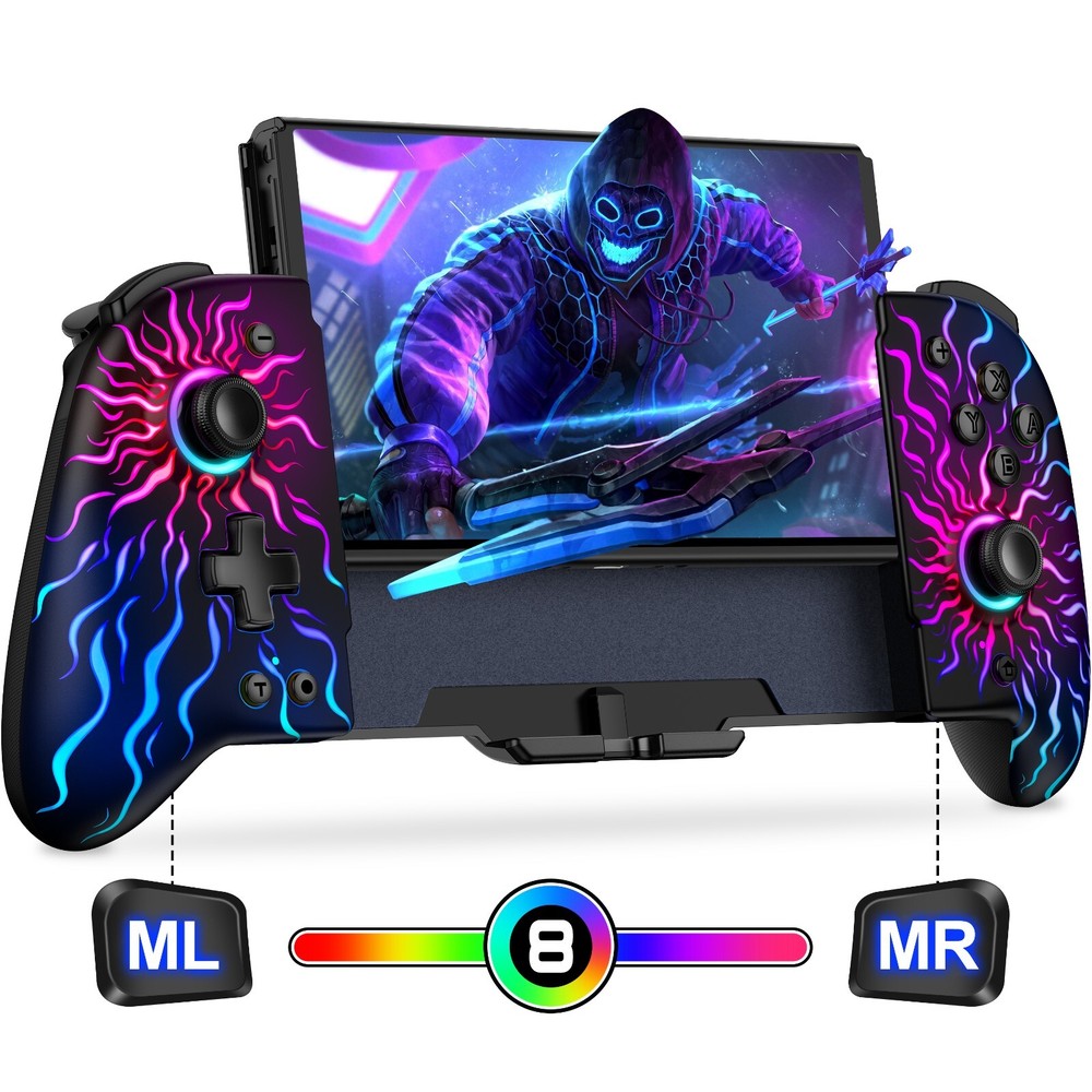 Wireless Joypad Controller,One-Piece Controller for for Nintendo Switch/OLED