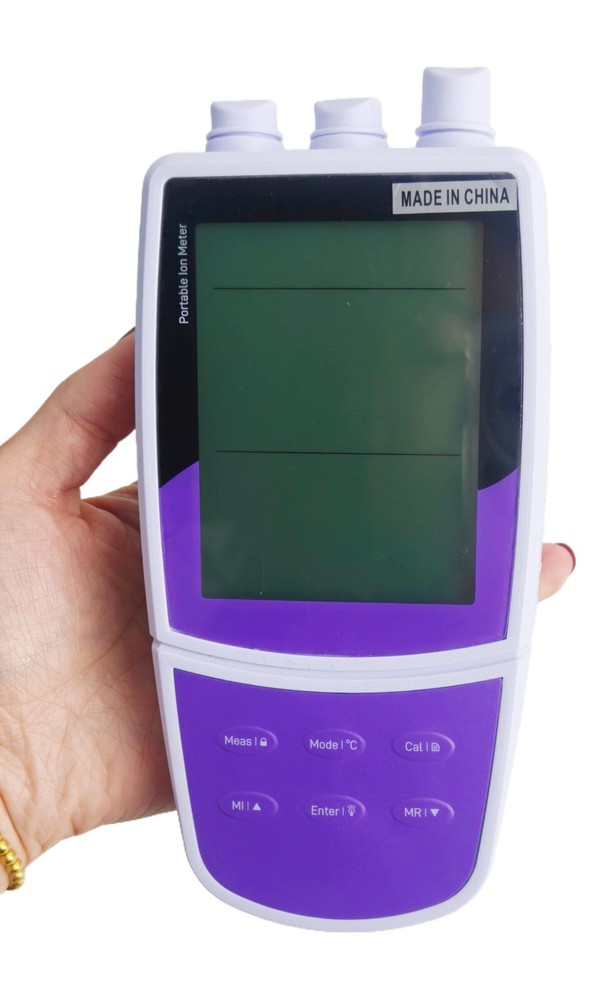 Fluoride Ion Meters with Calibration Solution Automatic Temperature Compensation