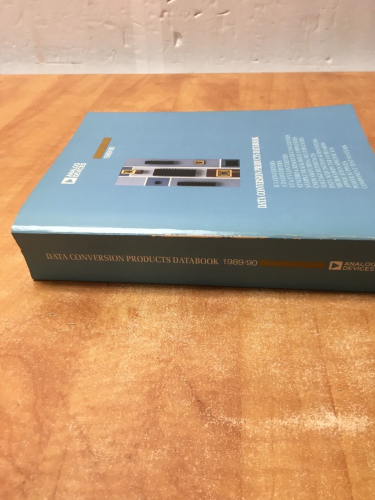 Analog Devices Data Conversion Products Databook 1989 - D/A & A/D Converters