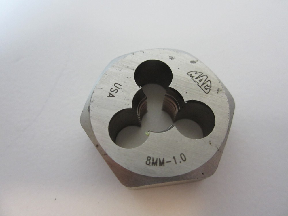 MAC TOOLS 2ea 8 - 1.0 Die 6633DI 'NEW'