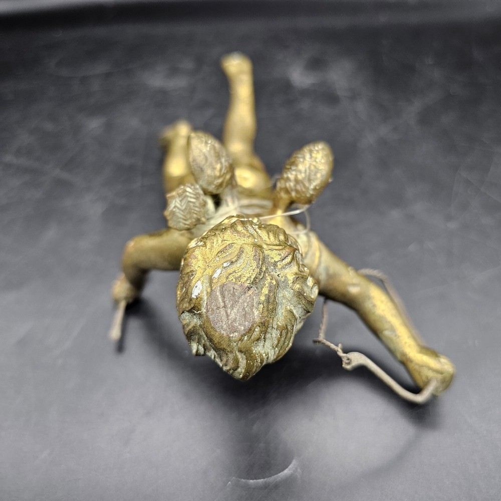 Solid Brass Cupid Architectural Salvage 7"