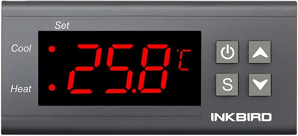 Inkbird Temperature Controller Thermostat 2 Relays Refrigerators Control 1100W