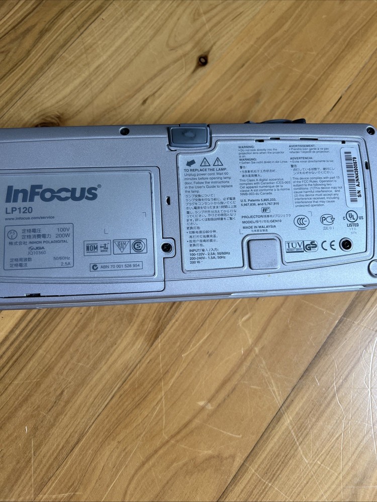 Infocus LP120 DLP Portable Projector With Leather Case