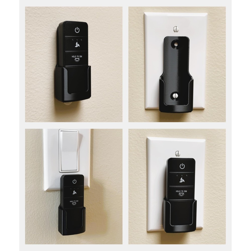 Ceiling Fan Remote Holder Wall Mount Bracket for Hampton Bay Ceiling Fan Remote