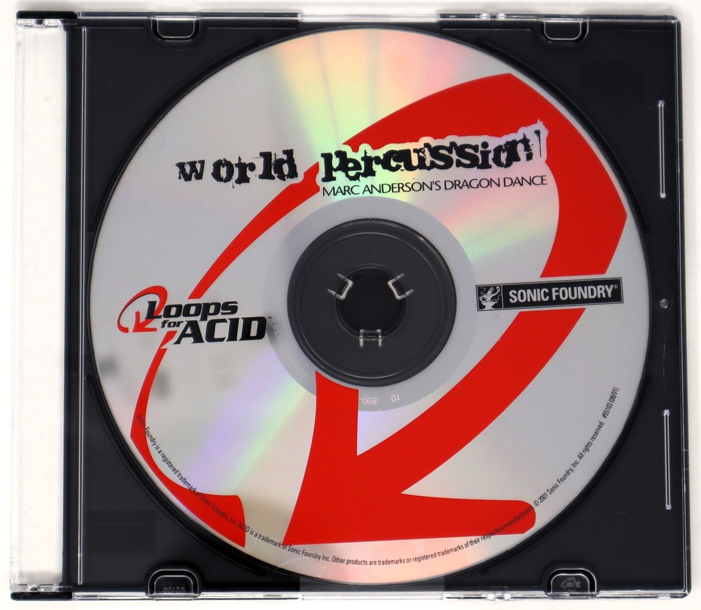 Sonic Foundry World Percussion Loops For Acid Sample/Sound Library/Sampling CD